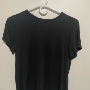 American Eagle Black Short Sleeve Crewneck Top - Soft & Sexy Collection